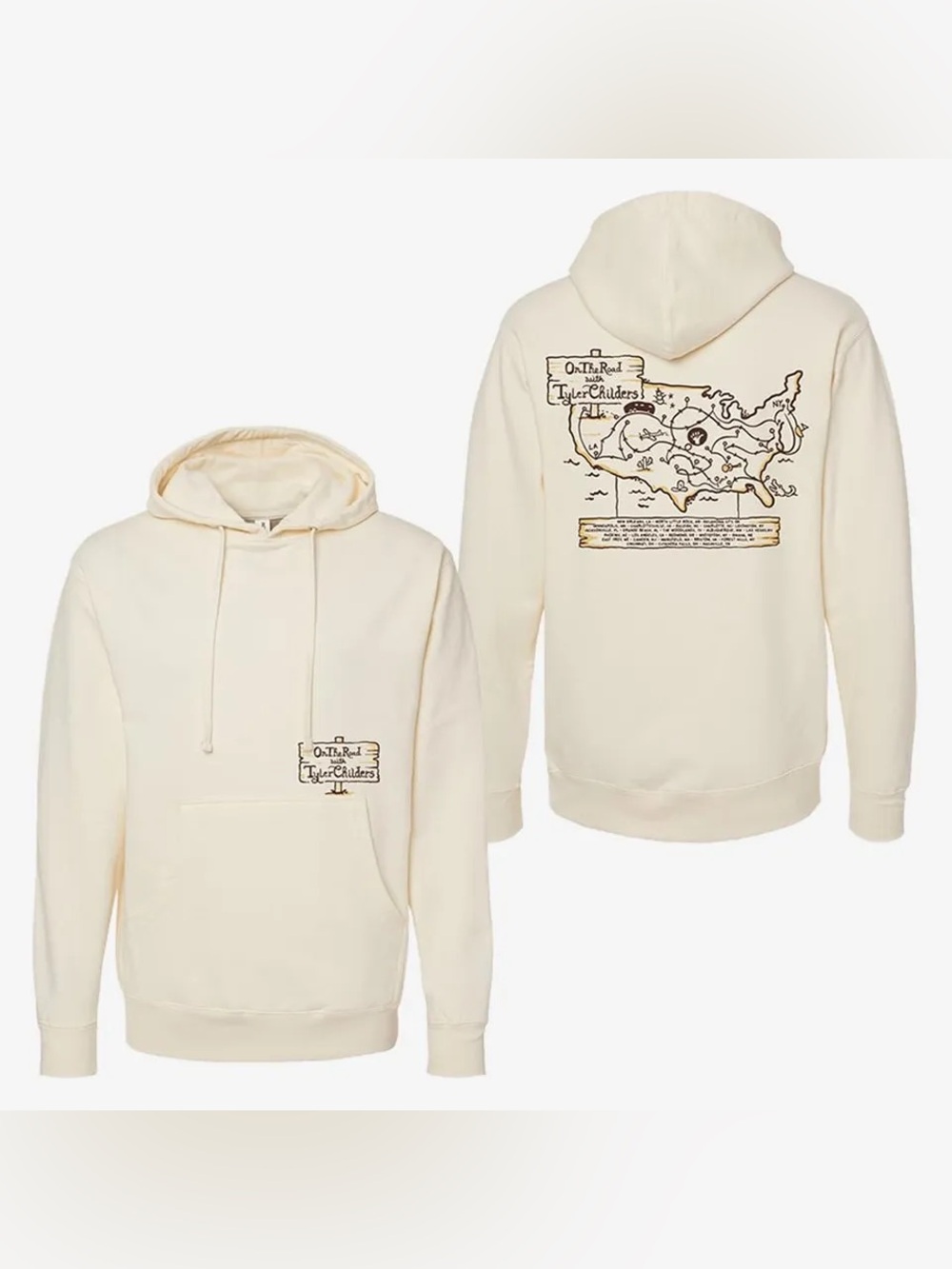 NWOT - Tyler Childers On The Road Hoodie
